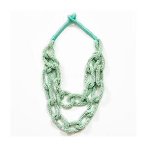 Mint Beaded Necklace